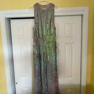 Free People sparkle sequin jumpsuit